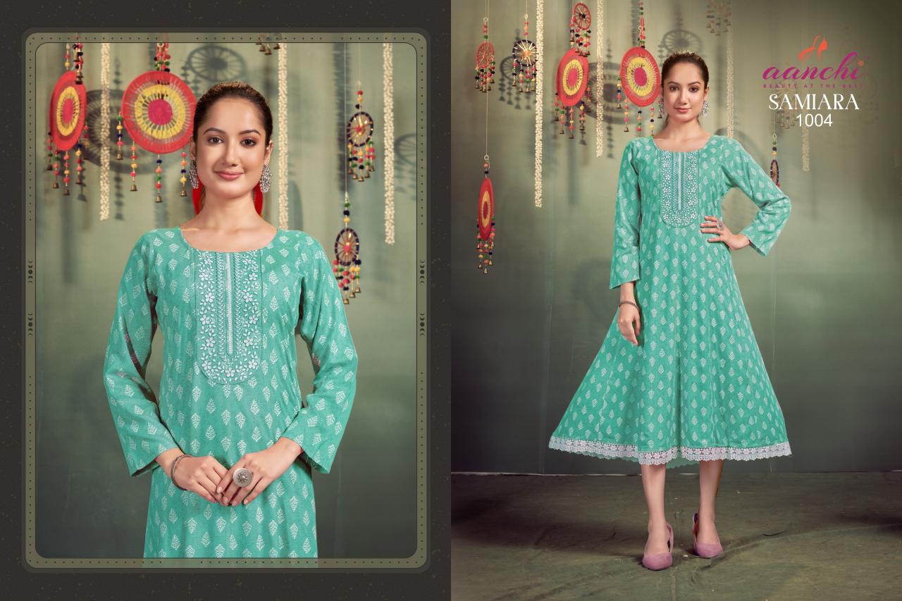 Aanchi SAMIARA KURTI wholesale catalog