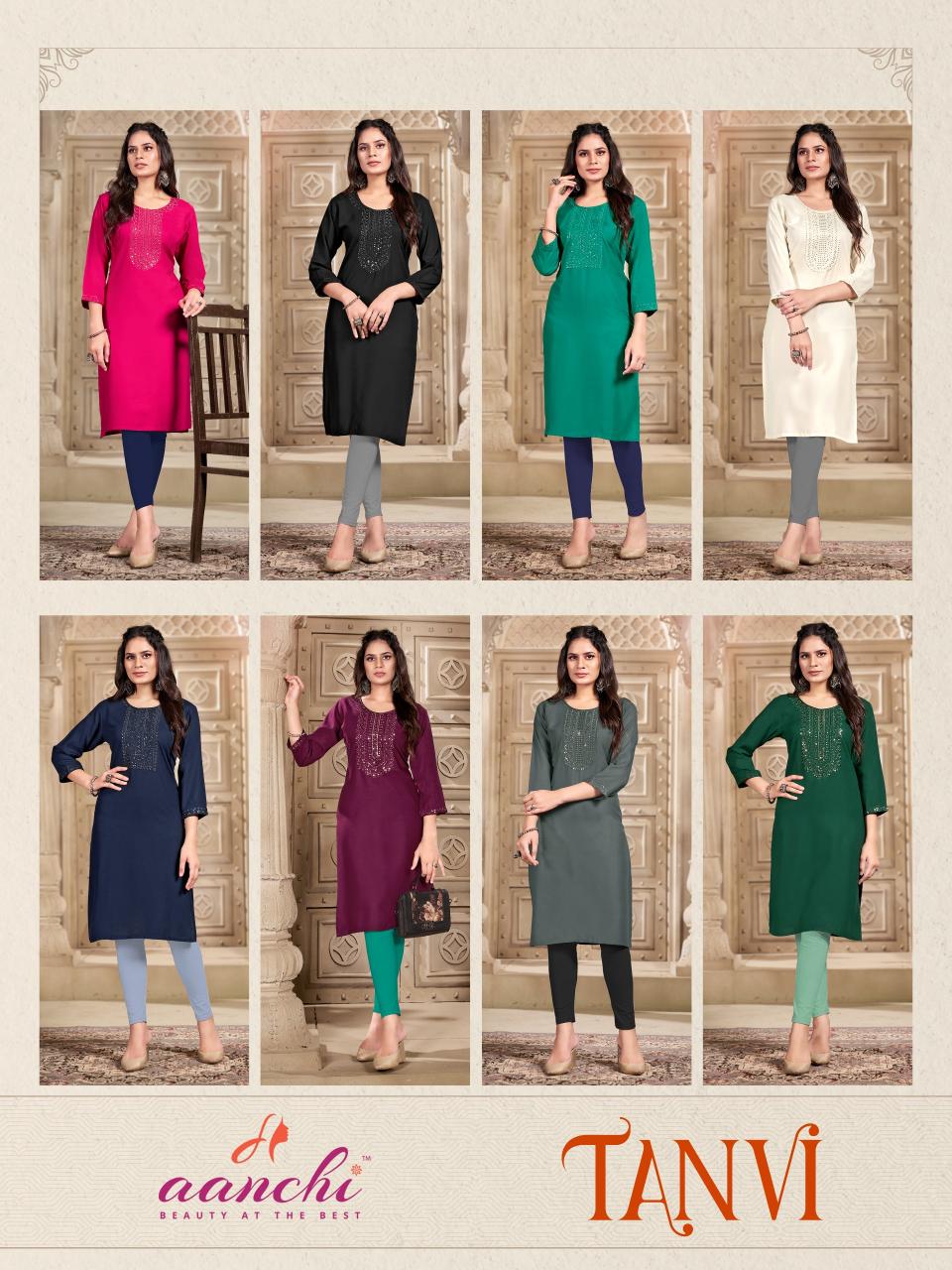 Aanchi TANVI Kurti Wholesale catalog