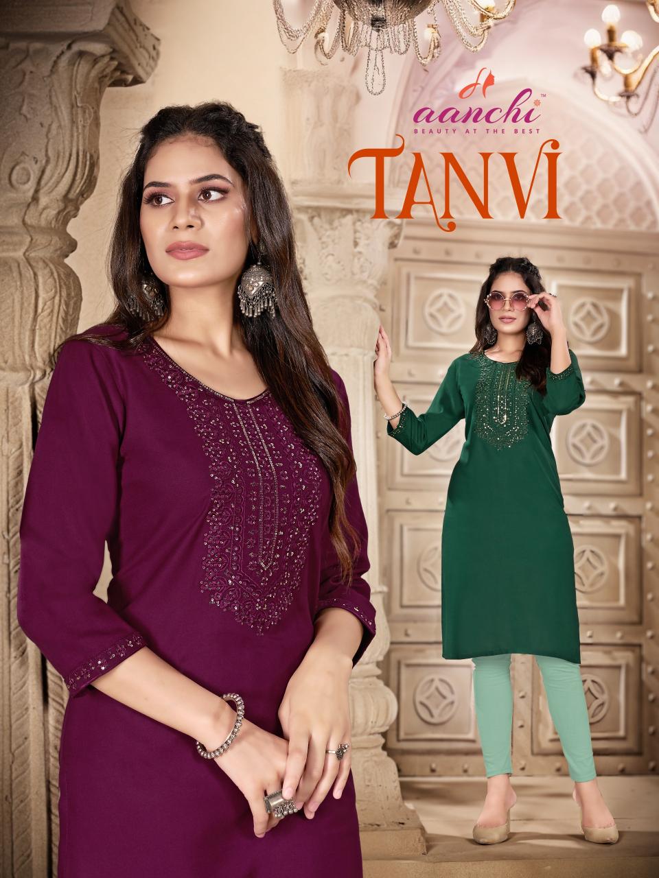 Aanchi TANVI Kurti Wholesale catalog