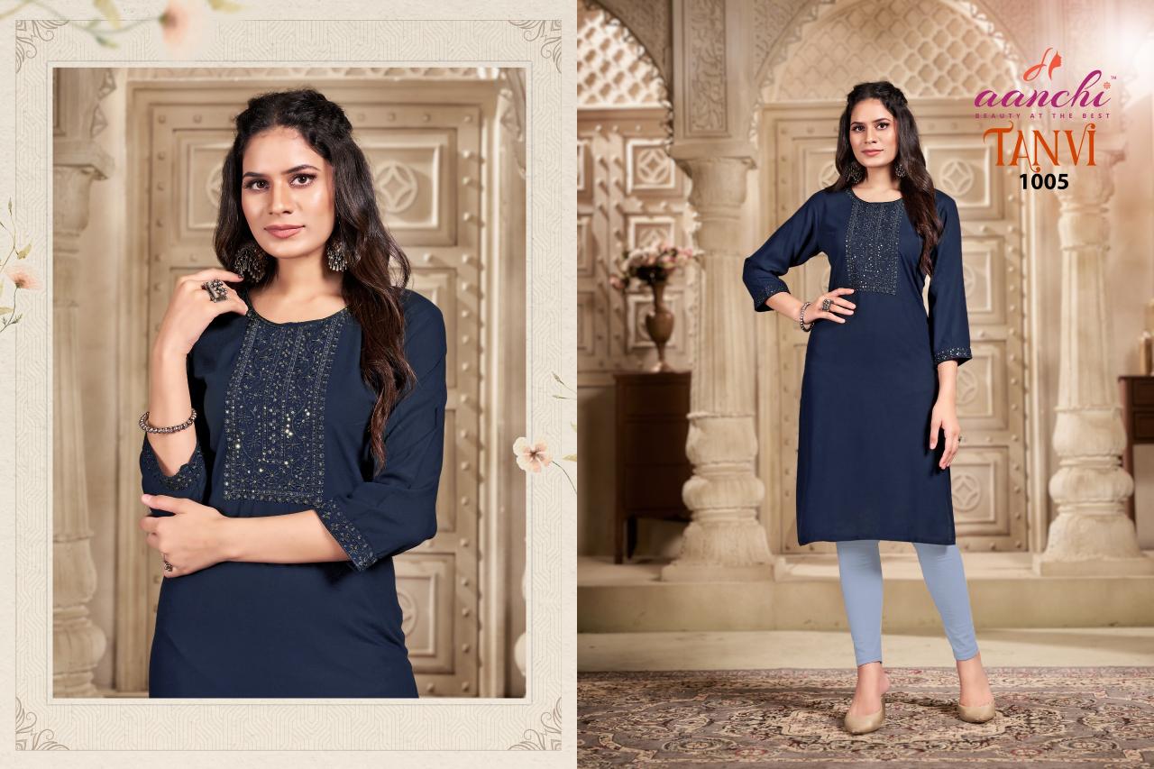 Aanchi TANVI Kurti Wholesale catalog