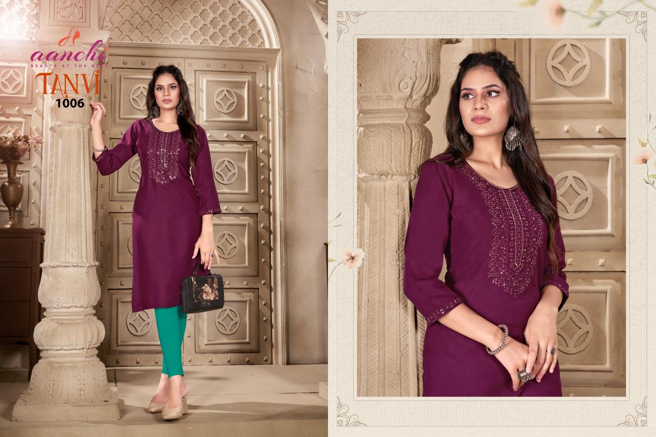Aanchi TANVI Kurti Wholesale catalog