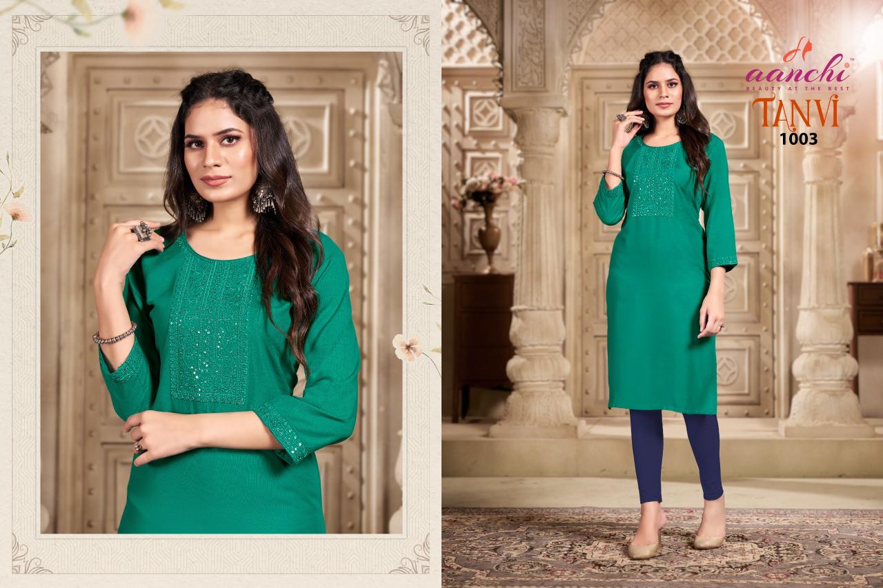 Aanchi TANVI Kurti Wholesale catalog