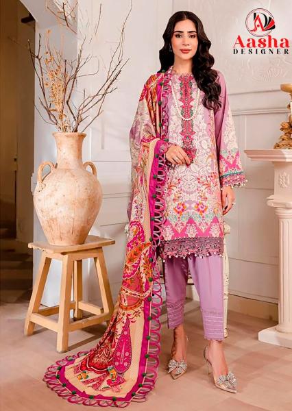 Aasha 1088 And 1089 Cotton Dupatta Salwar Kameez Wholesale catalog