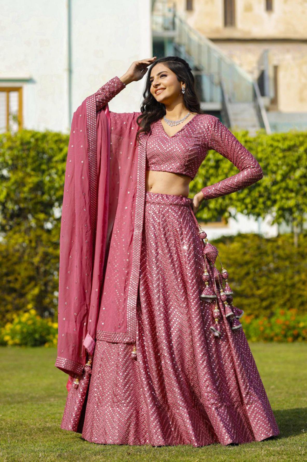 Af 5047 Beautiful Faux Georgette Designer lehenga choli wholesale catalog