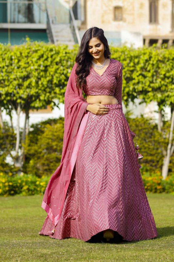 Af 5047 Beautiful Faux Georgette Designer lehenga choli wholesale catalog