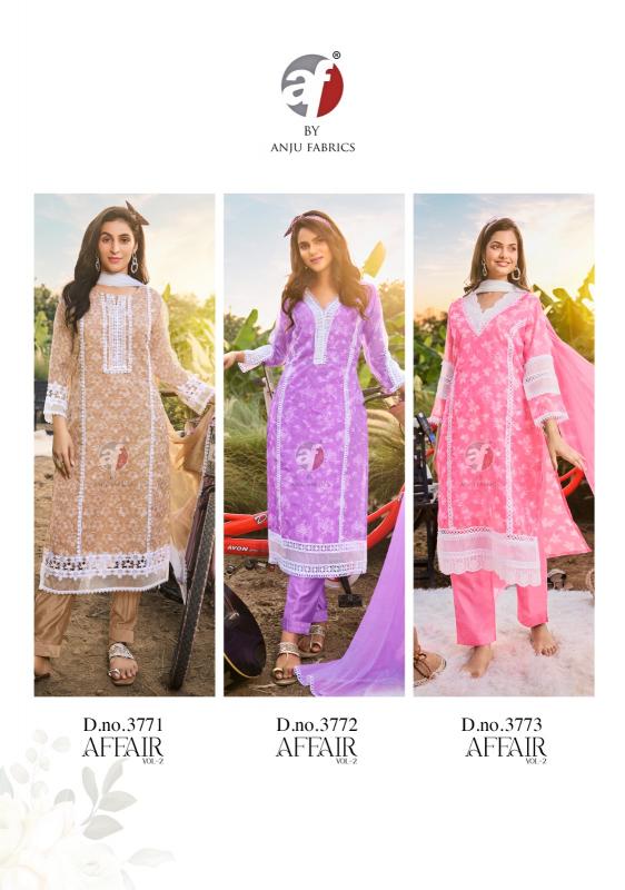 Af Affair Vol 2 Organza Kurti wholesale catalog