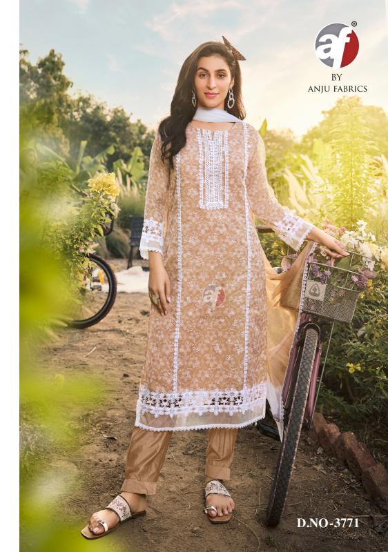 Af Affair Vol 2 Organza Kurti wholesale catalog