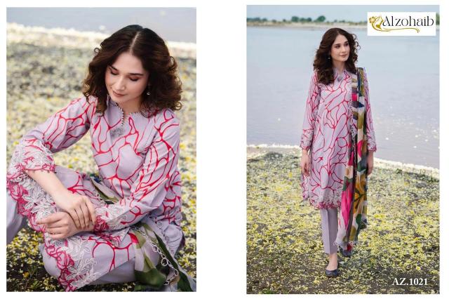 Alzohaib M Basic Cotton Dupatta Salwar Suits Wholesale catalog