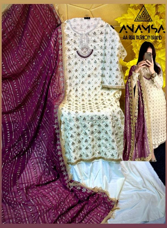 Anamsa 470 And 471 Rayon Salwar Kameez Wholesale catalog