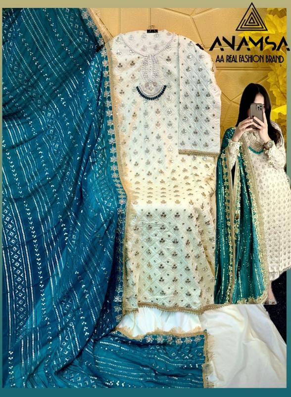 Anamsa 470 And 471 Rayon Salwar Kameez Wholesale catalog