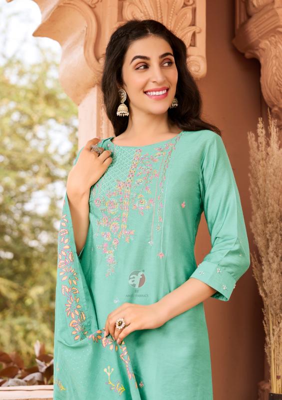 Anju Fabrics Once More vol 4 Kurti Wholesale catalog