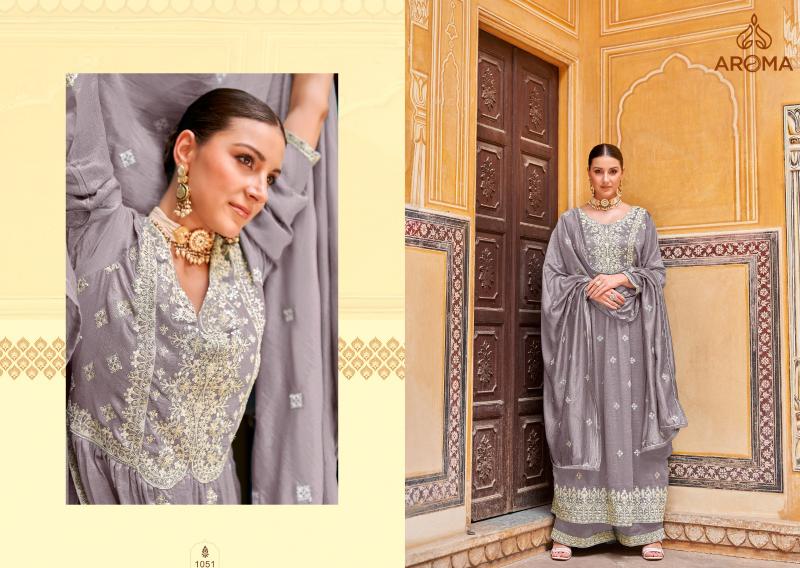 Aroma Unni Premium Silk Designer Salwar Kameez Wholesale catalog