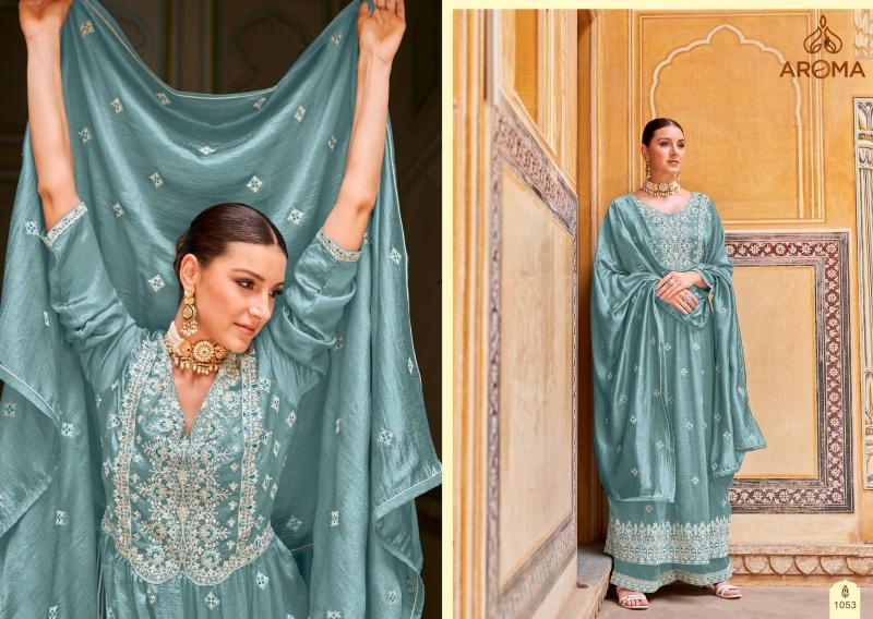 Aroma Unni Premium Silk Designer Salwar Kameez Wholesale catalog