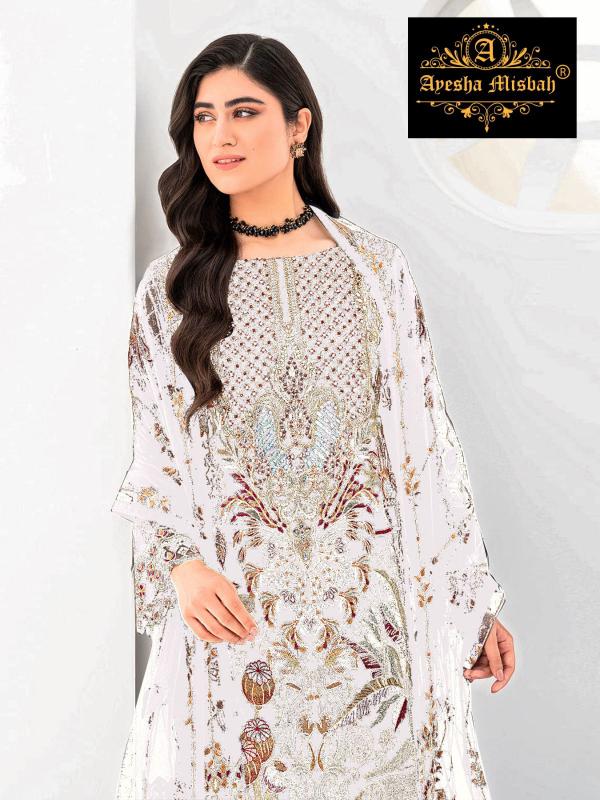 Ayesha Misbah 252 Georgette Salwar Kameez Wholesale catalog