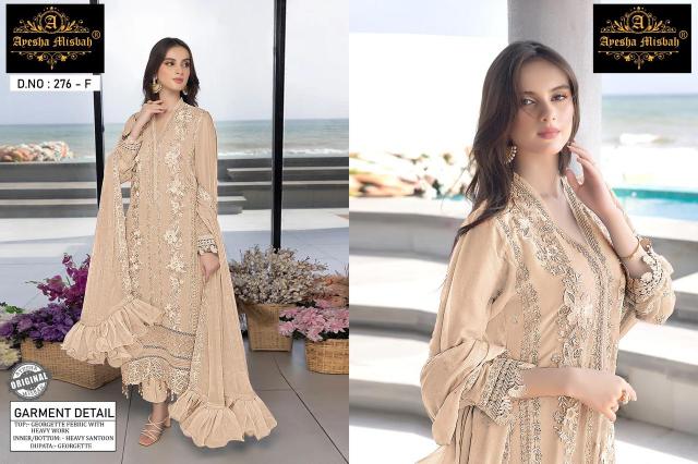 Ayesha Misbah 276 Georgette Salwar Kameez wholesale catalog