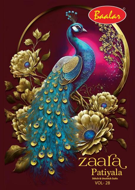 Baalar Zara Patiyala Vol-28 – Dress Material - Wholesale Catalog
