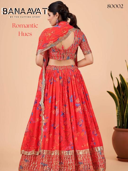 Banaavat Romantic Hues Vol 1 Georgette Lehenga Choli wholeale catalog