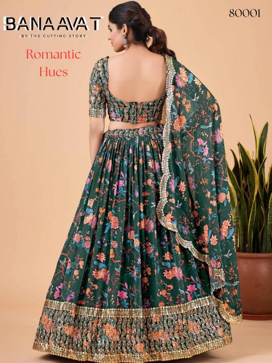 Banaavat Romantic Hues Vol 1 Georgette Lehenga Choli wholeale catalog
