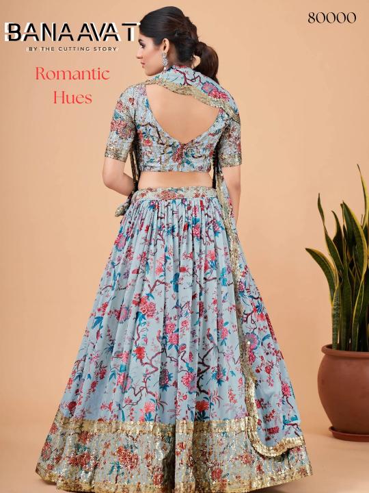 Banaavat Romantic Hues Vol 1 Georgette Lehenga Choli wholeale catalog