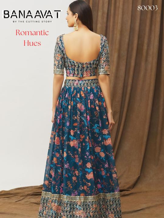 Banaavat Romantic Hues Vol 1 Georgette Lehenga Choli wholeale catalog