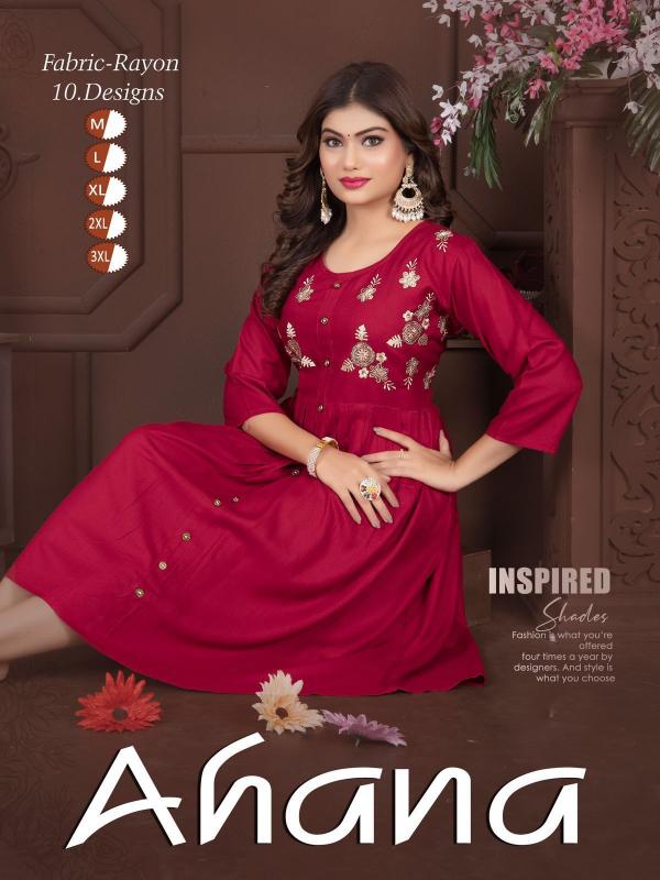 BEAUTY AHANA VOL.1 Kurti Wholesale catalog