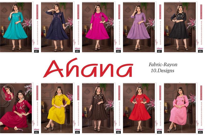 BEAUTY AHANA VOL.1 Kurti Wholesale catalog
