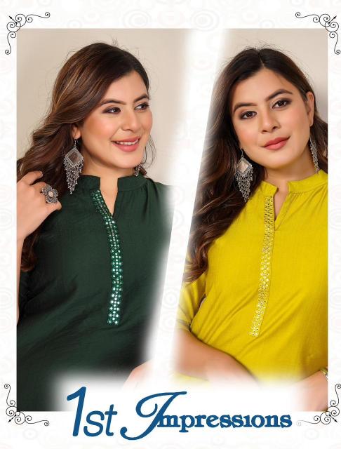 BEAUTY QUEEN 1st Impression Kurti Wholesale catalog