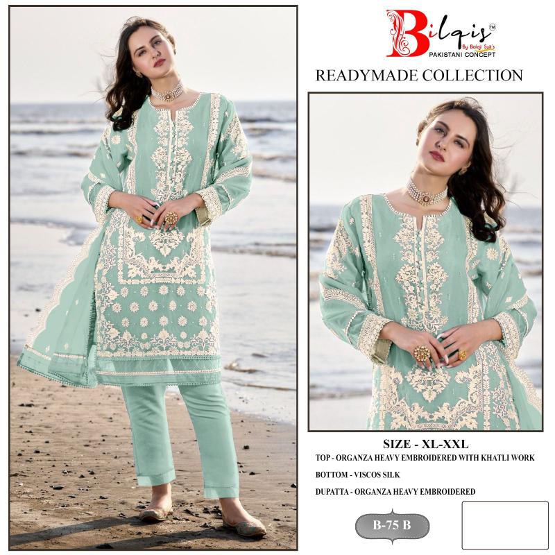 Bilqis B 75 A To D salwar kameez Wholesale catalog