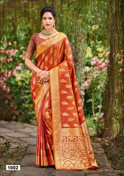 BUNAWAT Adishree Silk Saree Wholesale catalog
