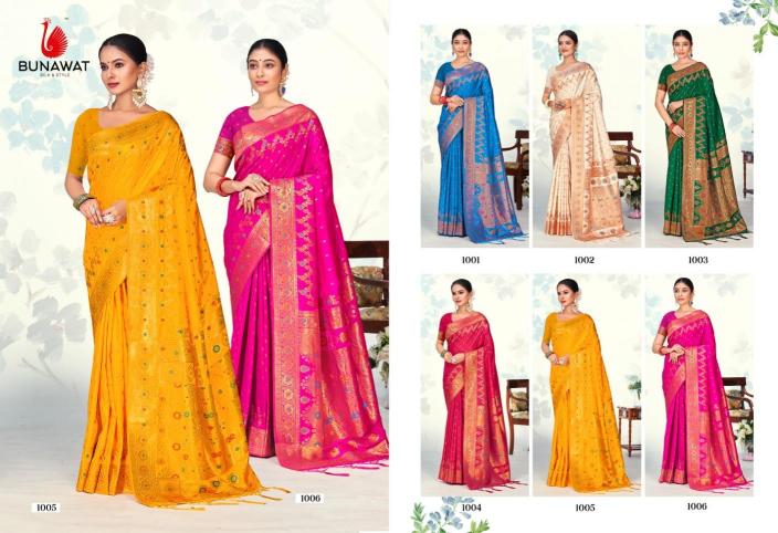 BUNAWAT LAXMIKAYA Silk Saree Wholesale catalog