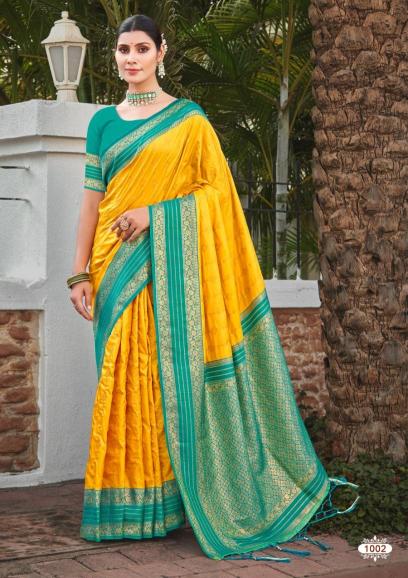 BUNAWAT MEENA SILK Saree Wholesale catalog
