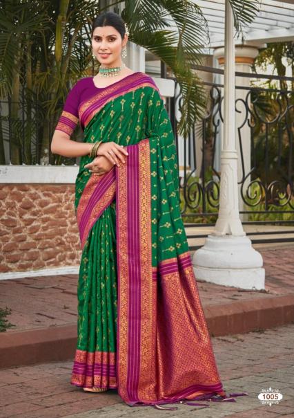 BUNAWAT MEENA SILK Saree Wholesale catalog