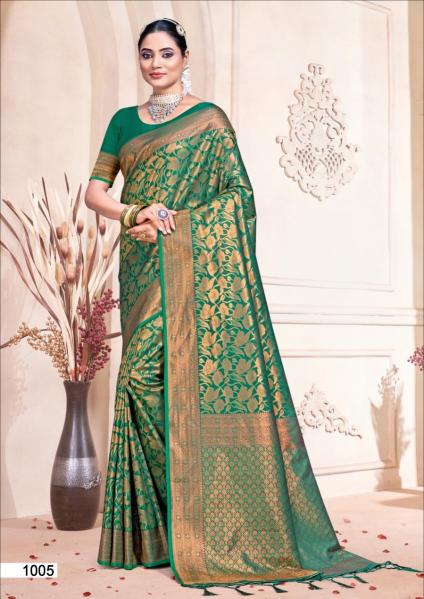 BUNAWAT Rajwadi Vol 09 Banarasi Silk Saree Wholesale catalog