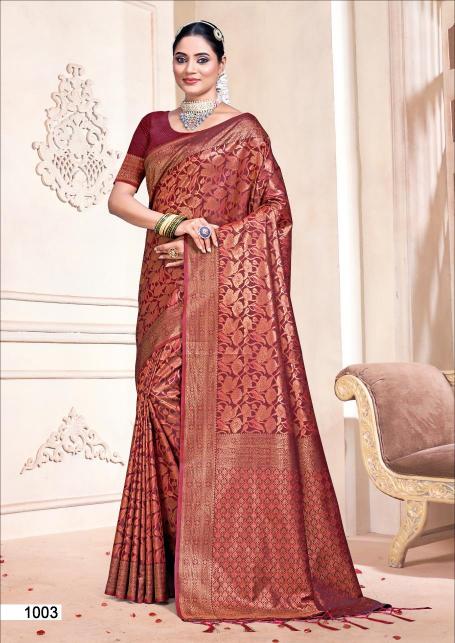 BUNAWAT Rajwadi Vol 09 Banarasi Silk Saree Wholesale catalog