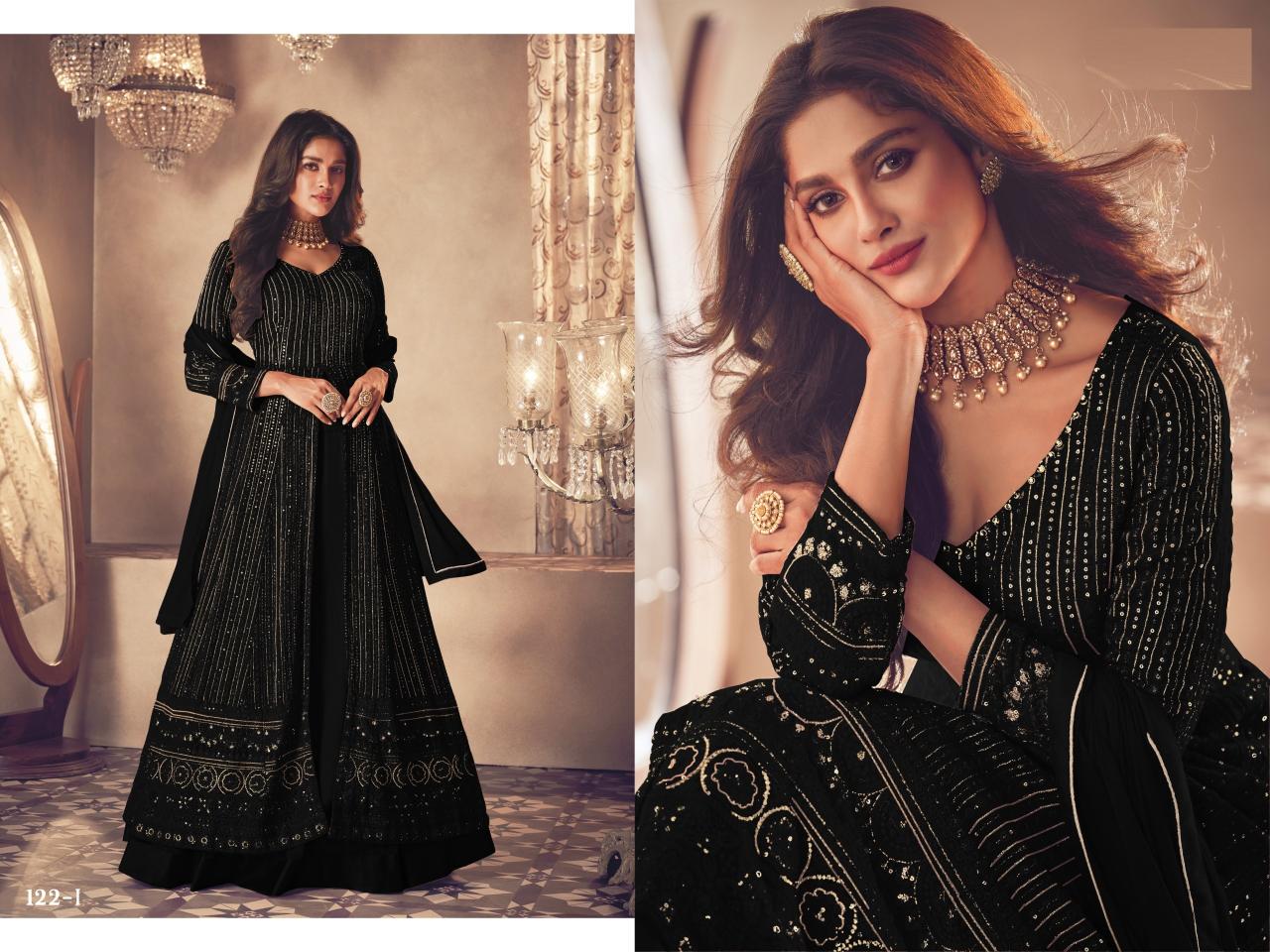 Ct 122 Georgette Designer Salwar Kameez wholesale catalog