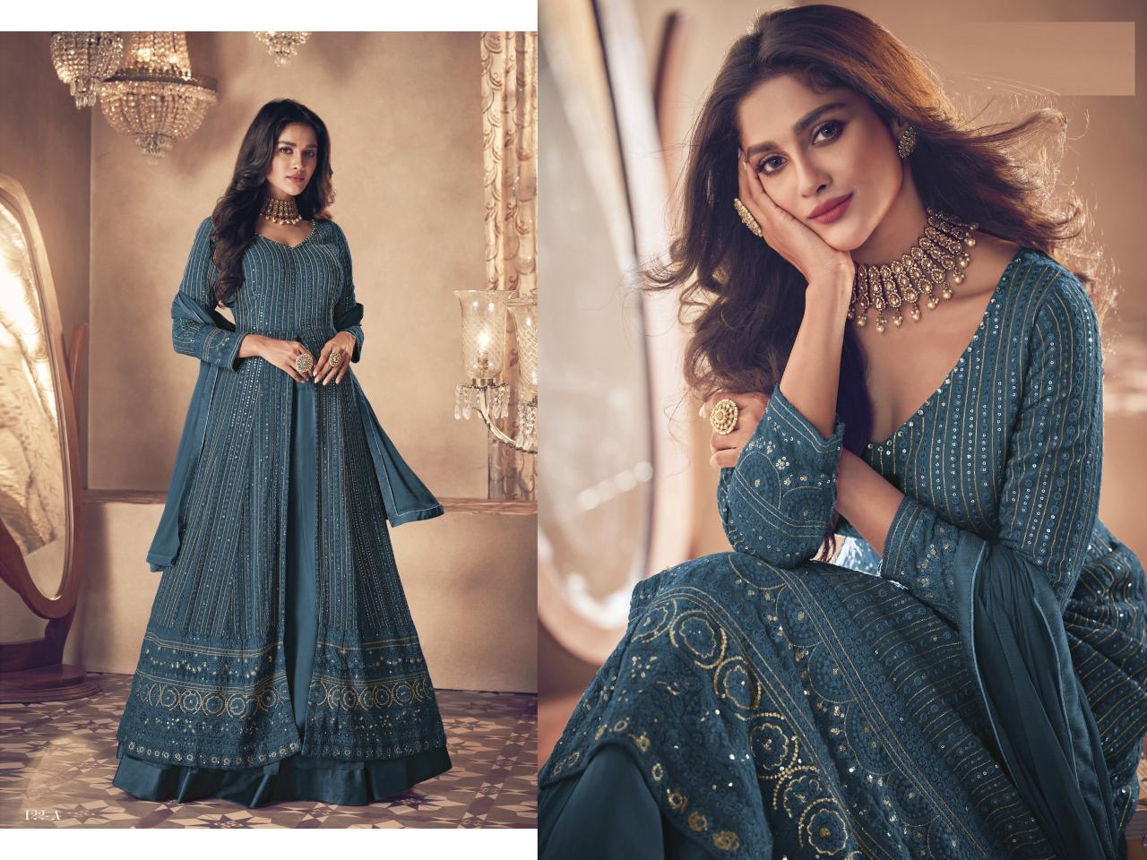 Ct 122 Georgette Designer Salwar Kameez wholesale catalog