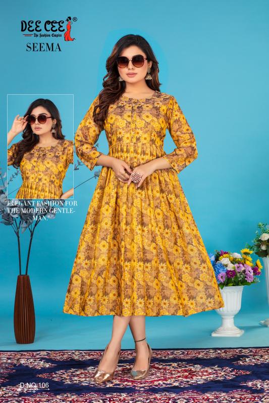 DEECEE SEEMA Kurti Wholesale catalog