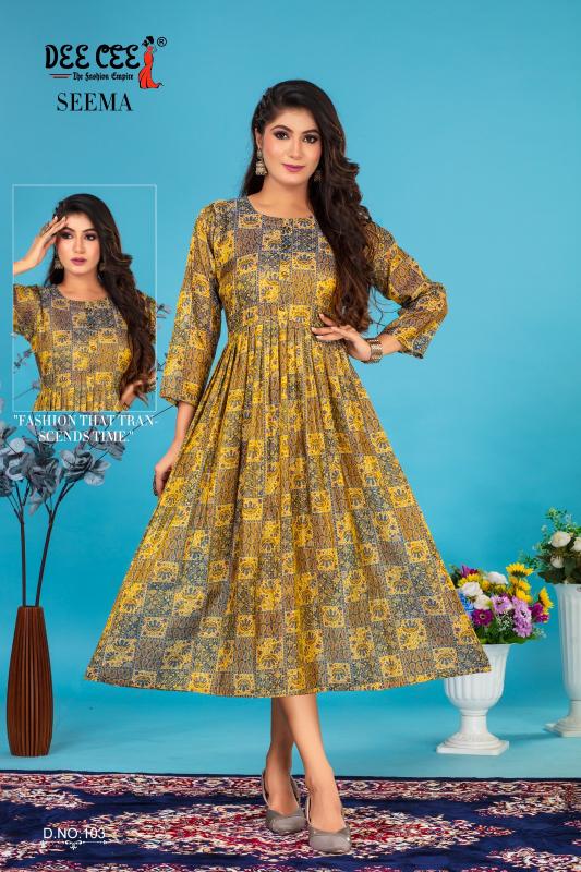 DEECEE SEEMA Kurti Wholesale catalog