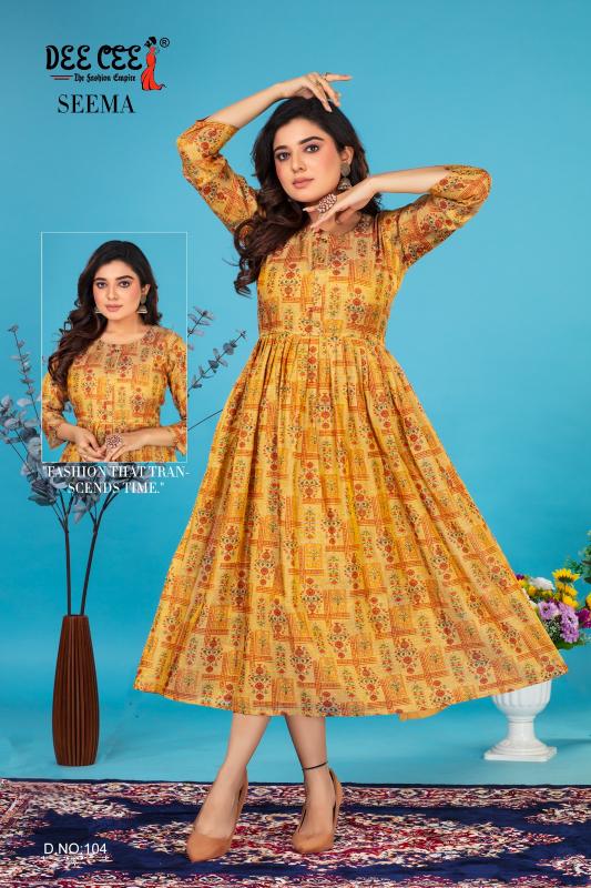 DEECEE SEEMA Kurti Wholesale catalog