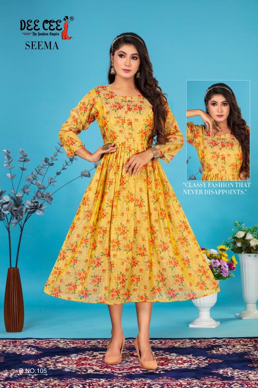 DEECEE SEEMA Kurti Wholesale catalog