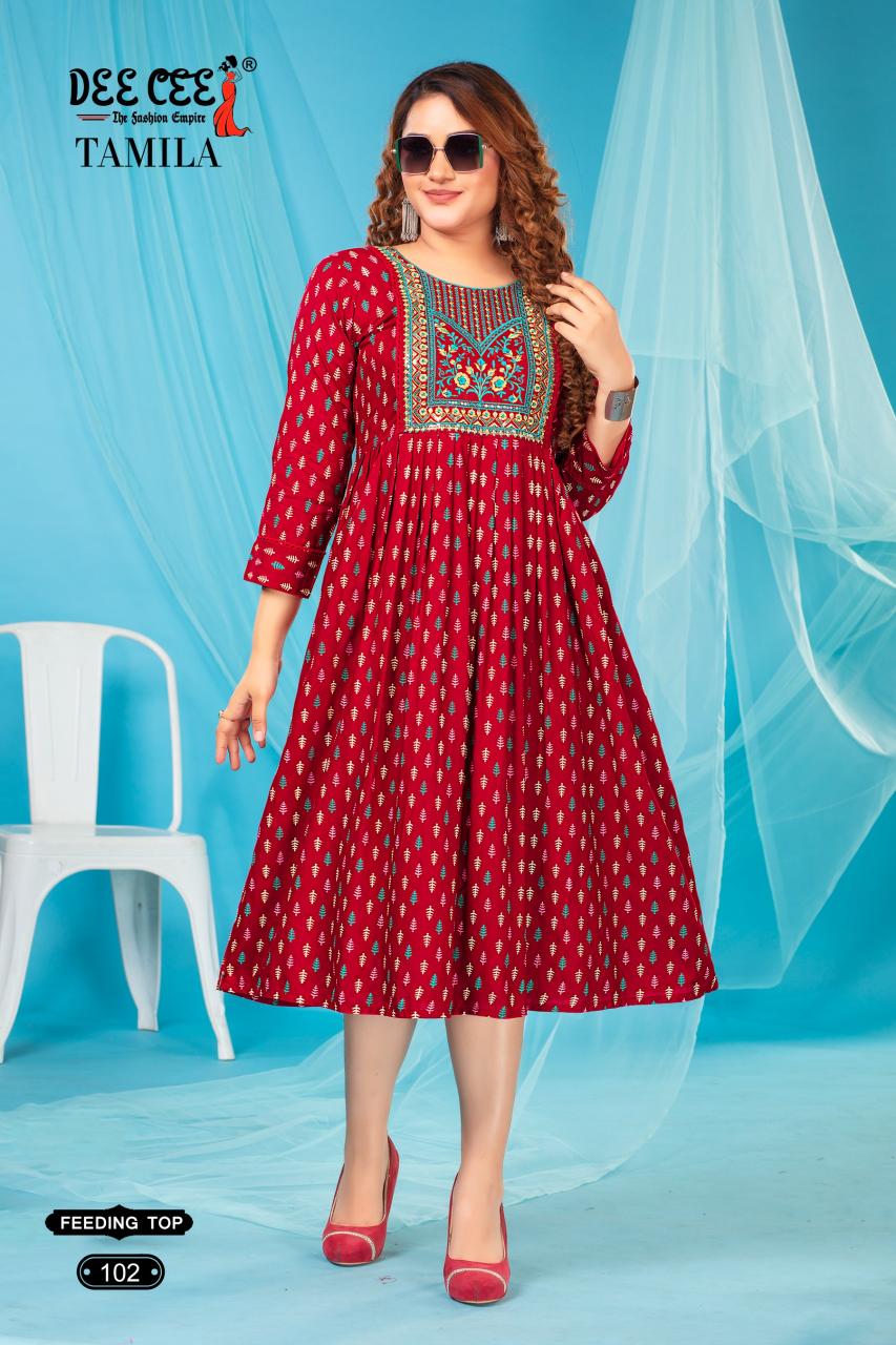 DeeCee TAMILA Kurti Wholesale catalog