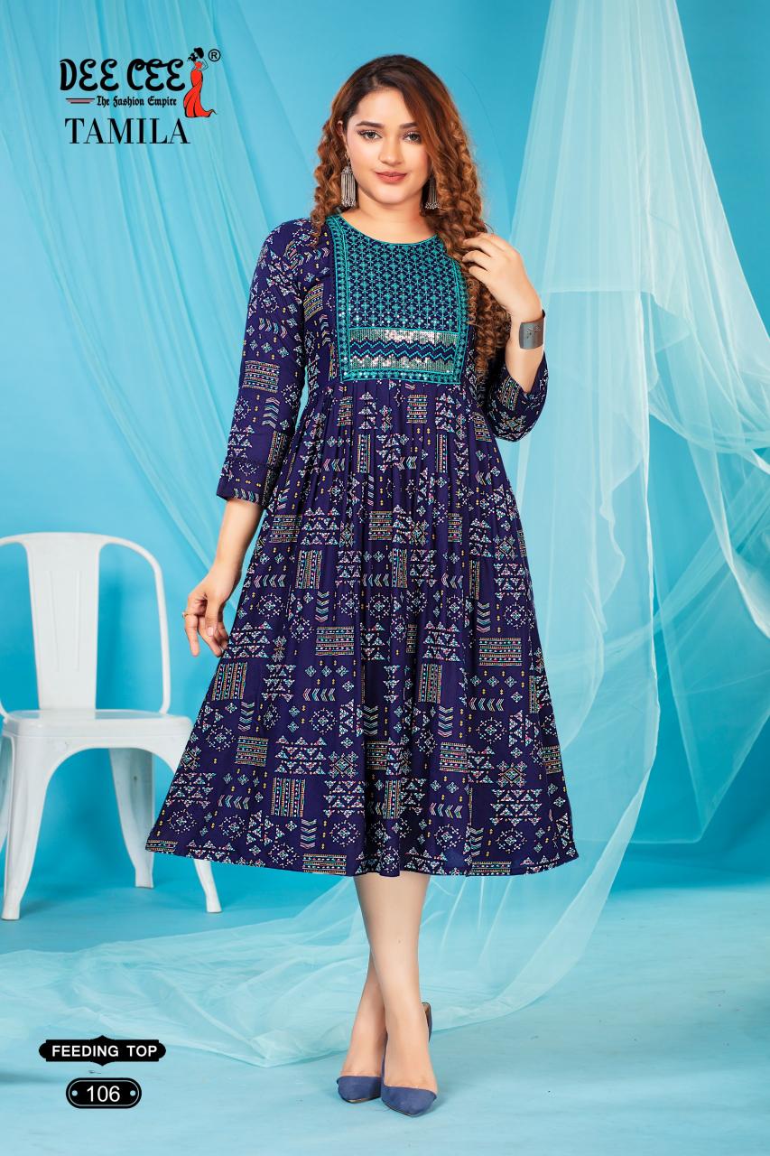 DeeCee TAMILA Kurti Wholesale catalog