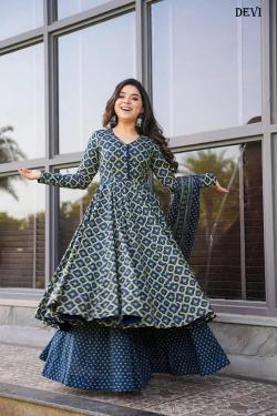 Devi vol 4 Cotton Silk Designer Kurti wholesale catalog
