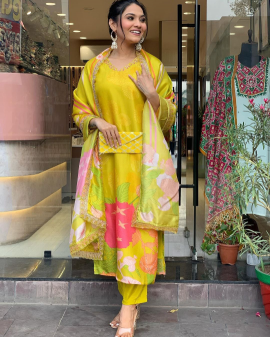 Dhruvi 02 Natural Crepe Kurti Bottom With Dupatta wholesale catalog