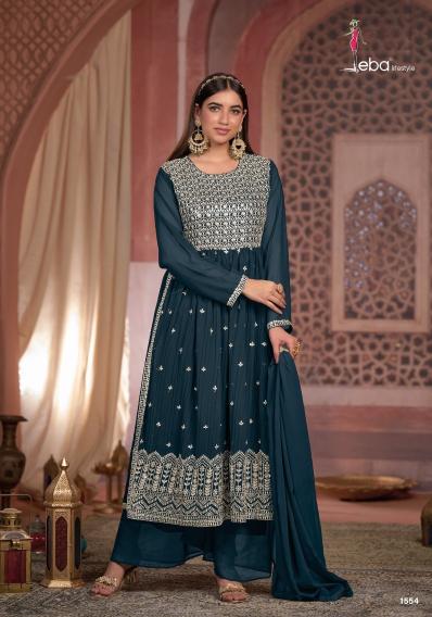 Eba Amirah Georgette Designer Readymade Suits Wholesale catalog