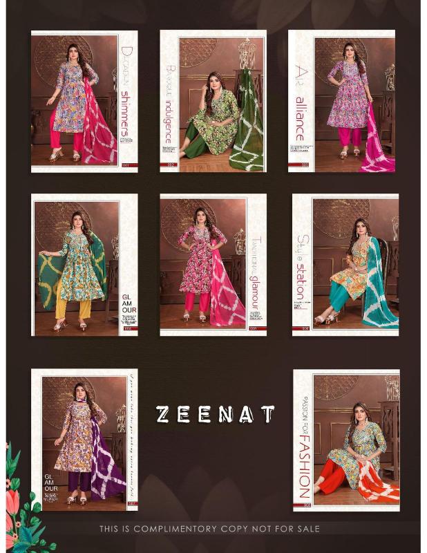Fashion Talk Zeenat Ready Made Rayon Printed Dress wholesale catalog