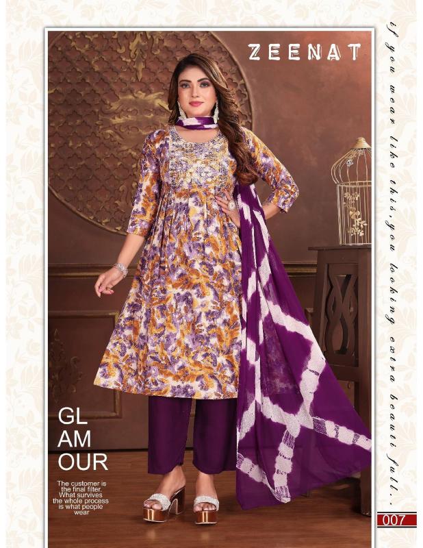 Fashion Talk Zeenat Ready Made Rayon Printed Dress wholesale catalog