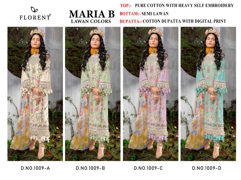 Florent Maria B Lawn Colors Cotton Salwar Kameez Wholesale catalog
