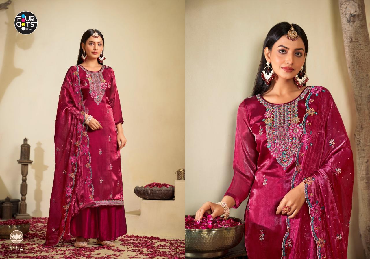 Four Dots Seerat Jimmy Chu Dress Material Wholesale catalog