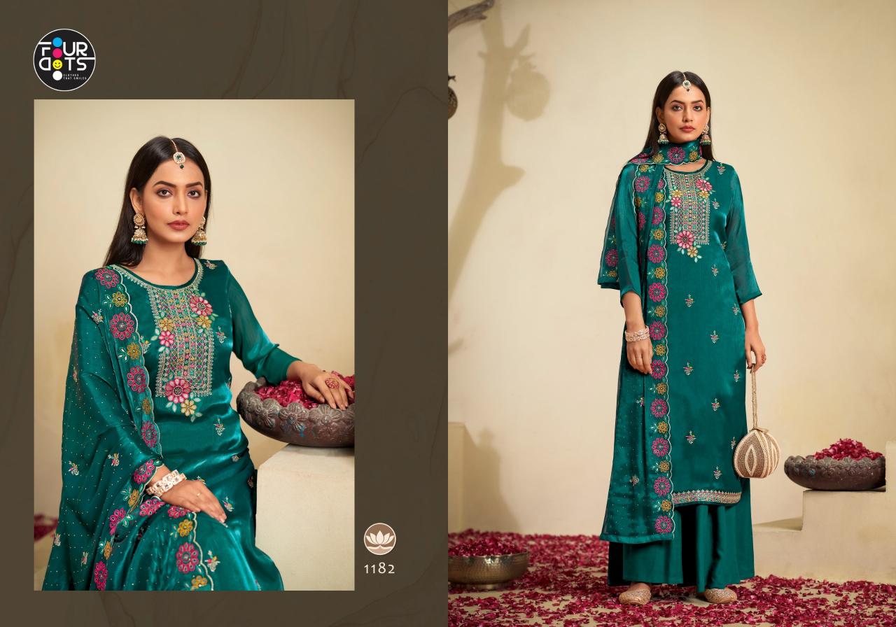 Four Dots Seerat Jimmy Chu Dress Material Wholesale catalog